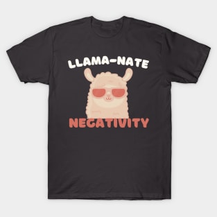 Kawaii Llama Animal Pun T-Shirt